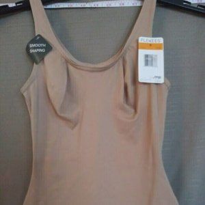 Flexees womans teens beige smooth shaping under shirt